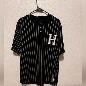 Large black and white jersey